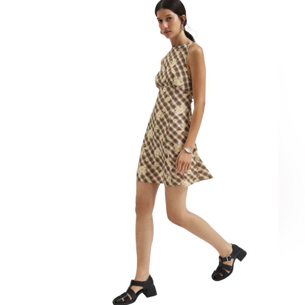 Kimchi Blue Urban Outfitters Susie Open Back Swing Mini Dress Size XS - Picture 7 of 16